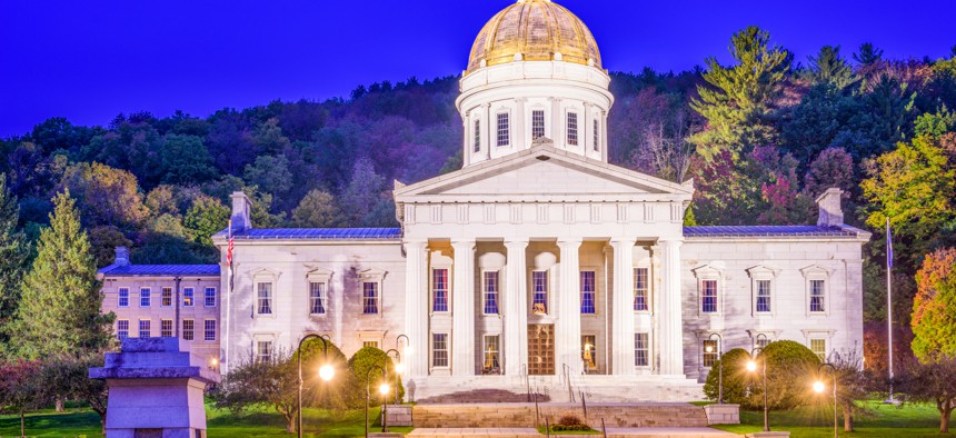 The Vermont State House in Montpelier, Vermont