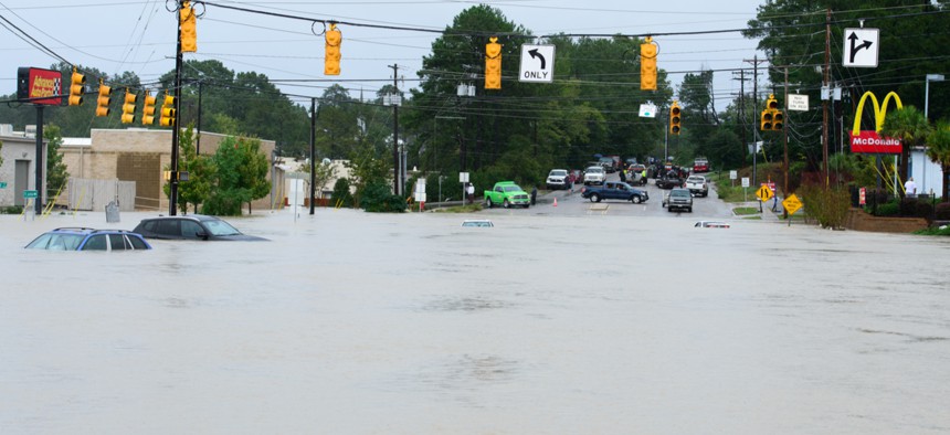 Flooding in Columbia, South Carolina in 2015.