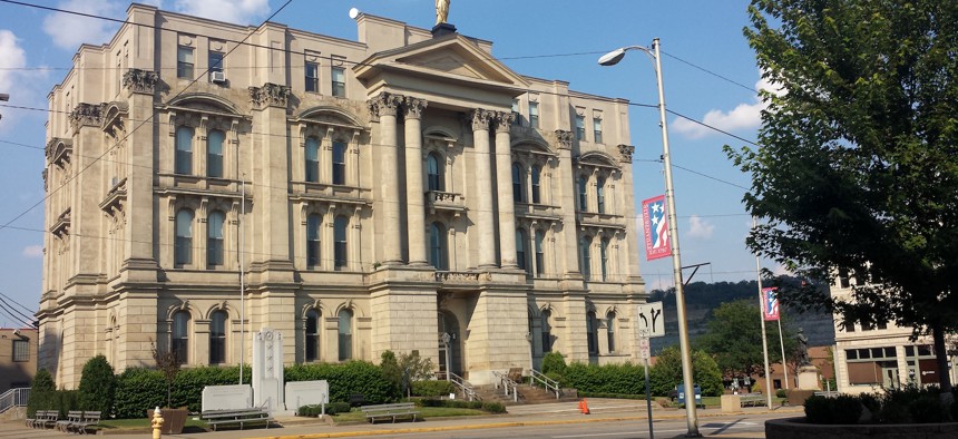 The Jefferson County Courthouse in Steubenville, Ohio