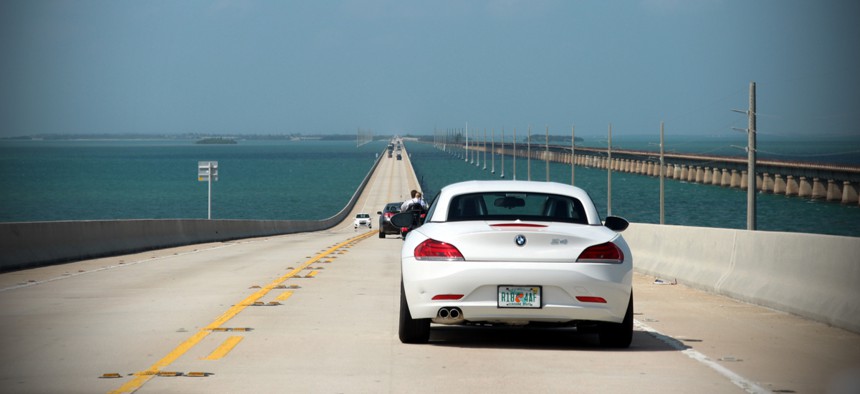The U.S. 1 Overseas Highway provides the only evacuation route out of the Florida Keys.