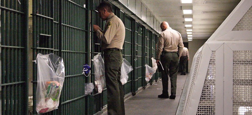 Men's Central Jail in Los Angeles County.