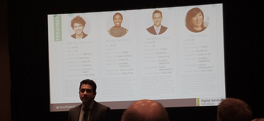 Georgia's chief digital officer, Nikhil J. Deshpande, speaks during a breakout session at the National Association of State Chief Information Officers annual conference last week in Austin, Texas.
