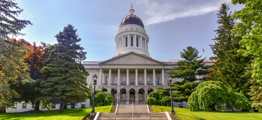 The Maine State Capitol in Augusta.