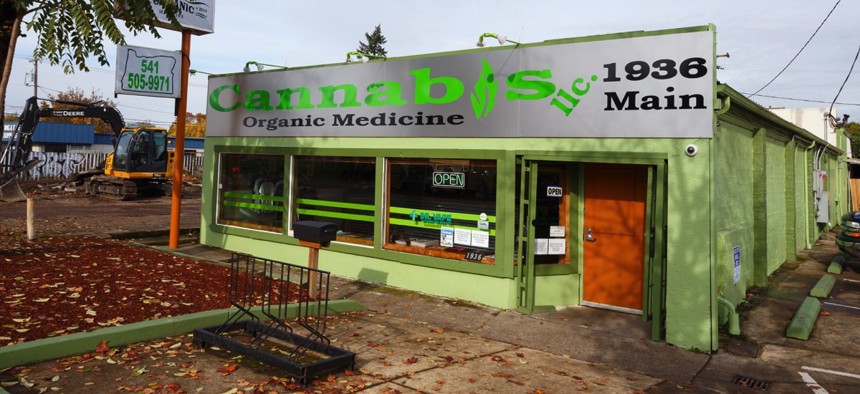 A medical marijuana dispensary in Springfield, Or.
