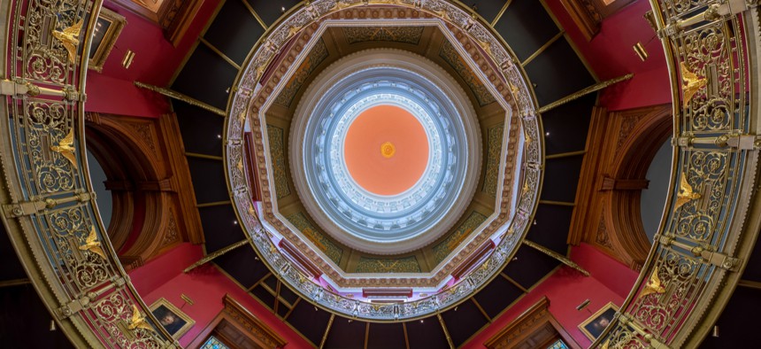 The Rotunda of the New Jersey State House in Trenton.