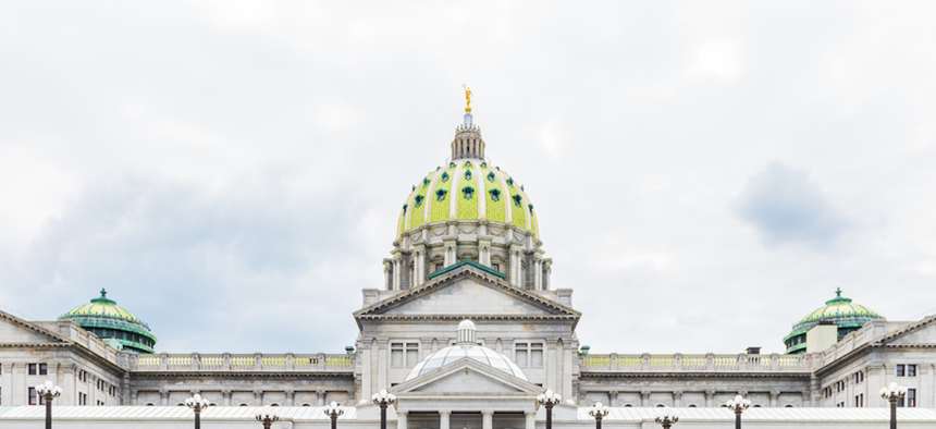 The Pennsylvania State Capitol in Harrisburg