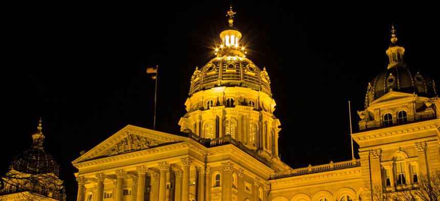 The Iowa State Capitol in Des Moines
