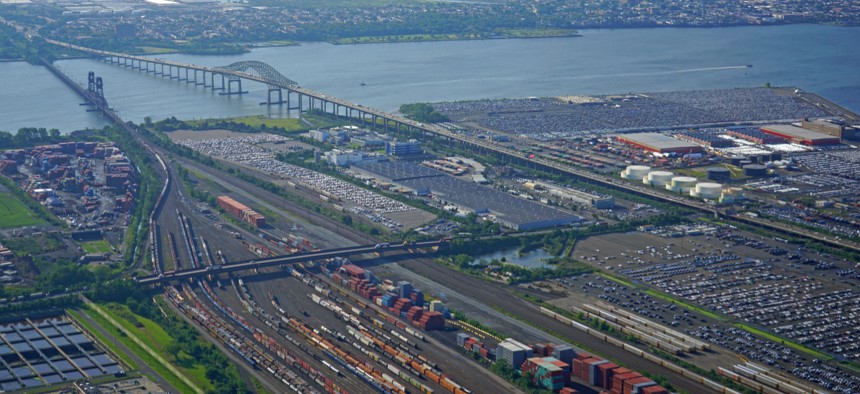 The Port of Newark in New Jersey
