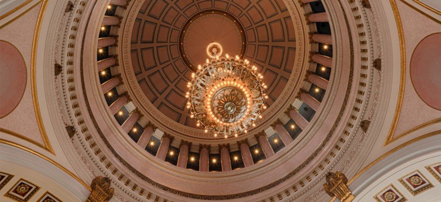 The Rotunda of the Washington State Capitol in Olympia