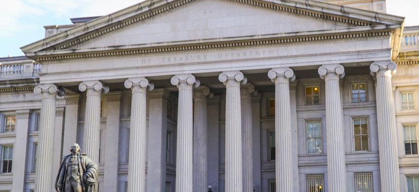 The Treasury Department headquarters in Washington, D.C.