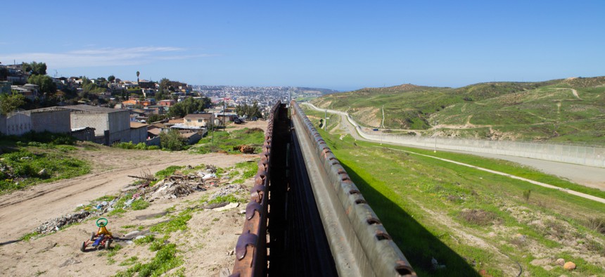 The U.S.-Mexico border near Tijuana.