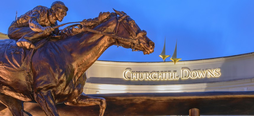 Churchill Downs in Louisville, Kentucky