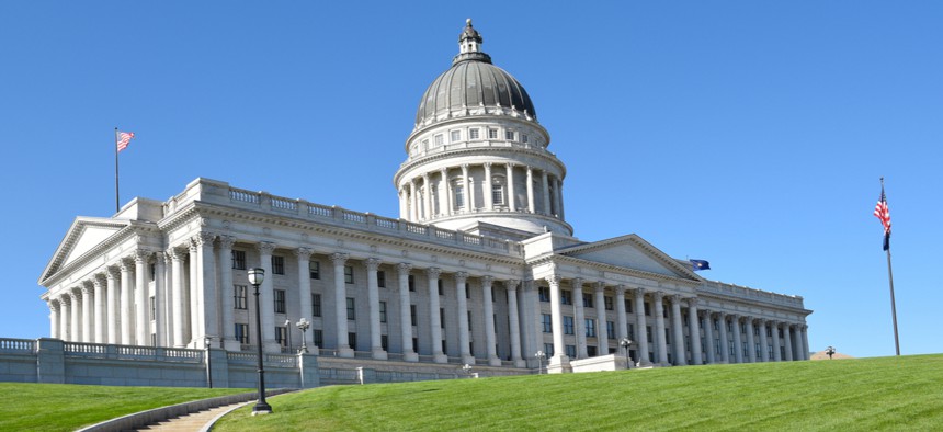 The Utah State Capitol in Salt Lake City