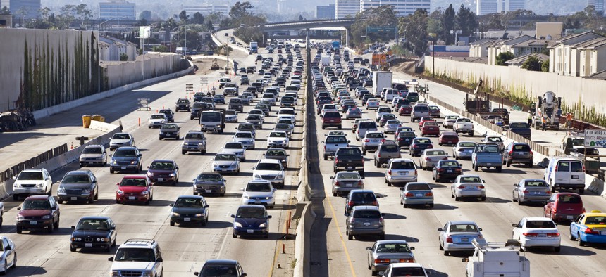 The 405 Freeway in Los Angeles