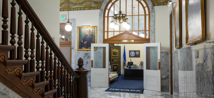 Inside the Nevada State Capitol