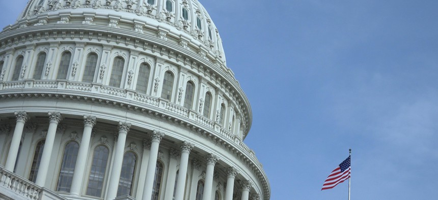 The U.S. Capitol dome.