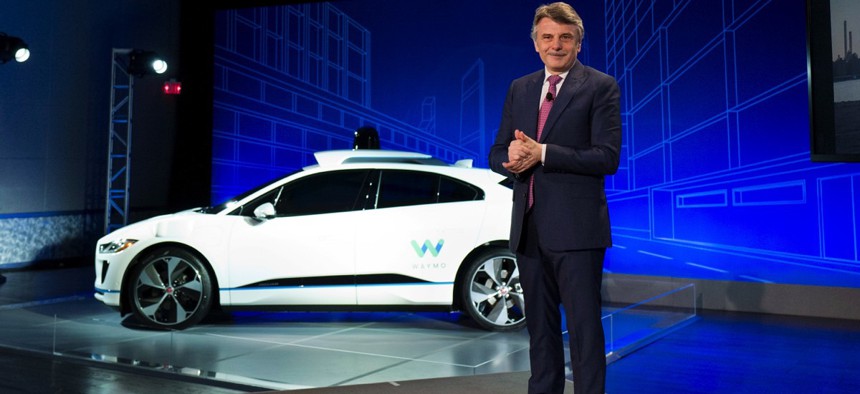 Self-driving car pioneer Waymo will buy up to 20,000 of the electric vehicles from Jaguar Land Rover to help realize its vision for a robotic ride-hailing service.