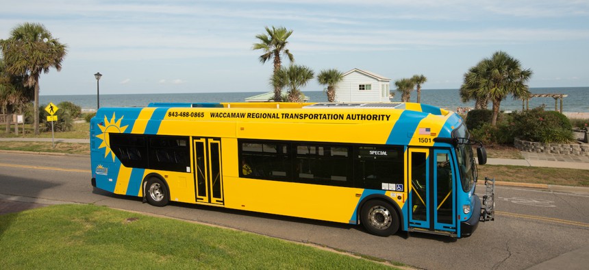Coast RTA, in the Myrtle Beach, S.C. area, is one of more than 150 transit systems offering promos and giveaways to encourage the use of public transit.