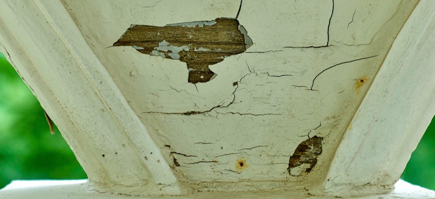 Houses built before 1978 are most at risk for hazards from lead paint.