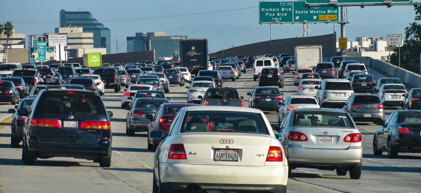  Cars on Interstate 405 in Los Angeles.