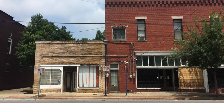 Commercial real estate on First Avenue North in Birmingham's Woodlawn neighborhood.