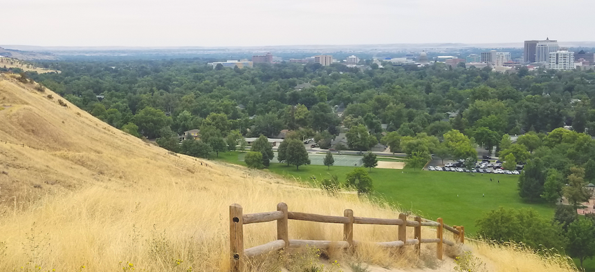 Boise, Idaho, as seen from Camel's Back Park.