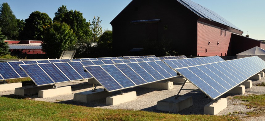 Solar panels in Hancock, Massachusetts