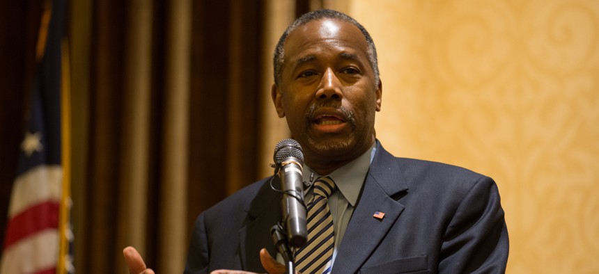 HUD Secretary Ben Carson said veteran homelessness is "a difficult problem because not every homeless veteran is coming to us and saying, 'Please help me'."
