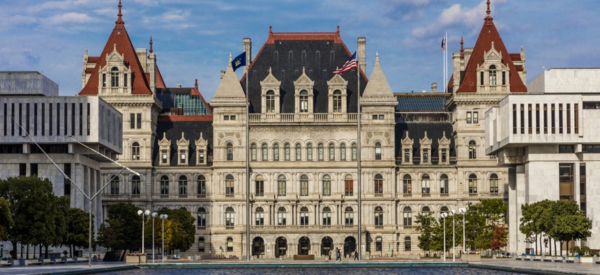 The New York State Capitol complex in Albany.
