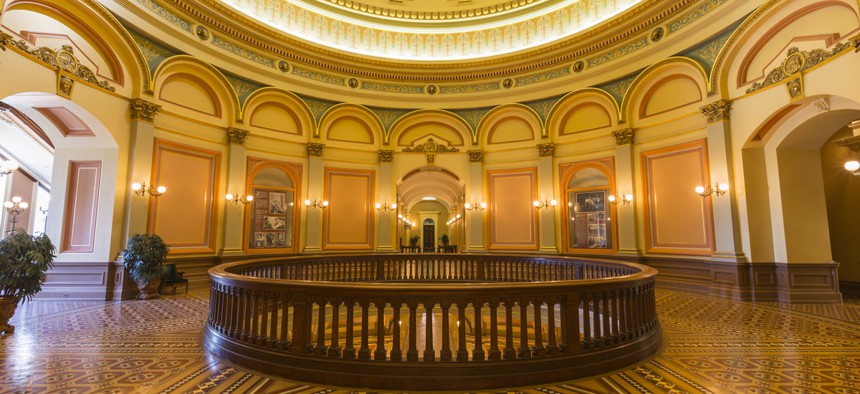 The Rotunda of the California State Capitol in Sacramento.
