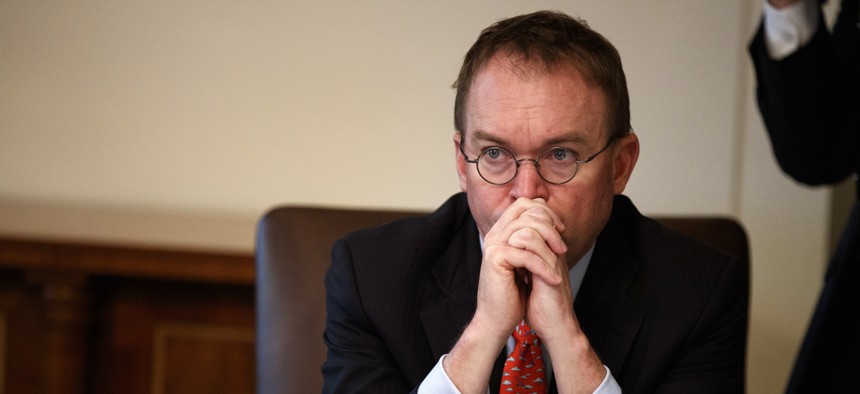 White House acting Chief of Staff Mick Mulvaney said a shutdown is still a possibility.