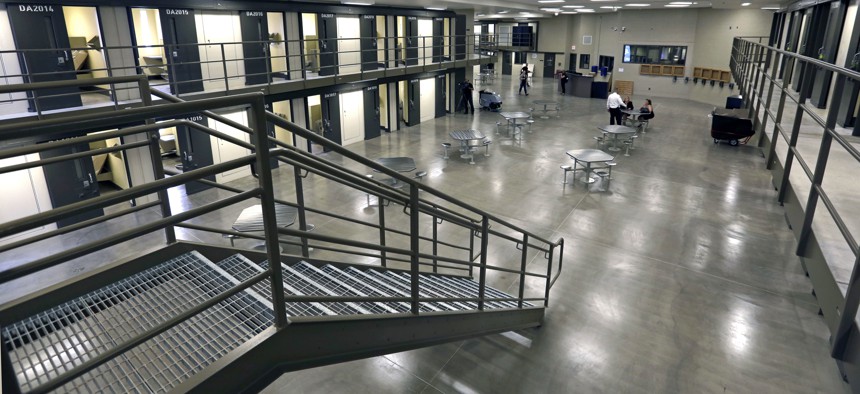 A housing unit in the west section of the State Correctional Institution at Phoenix in Collegeville, Pa. 