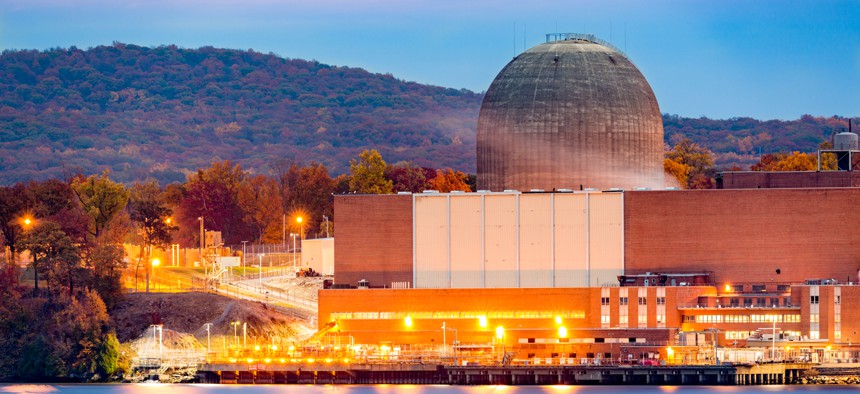 Nuclear reactor on the Hudson River, north of New York City.