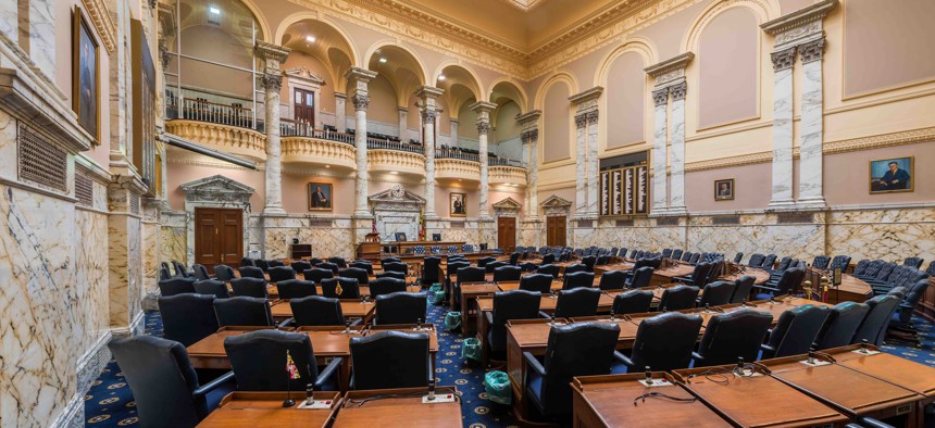 The Maryland House of Delegates chamber.