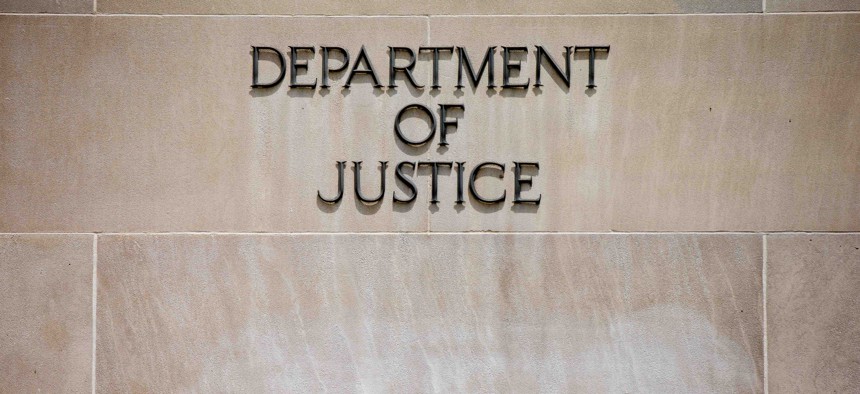 Robert F. Kennedy Department of Justice Building, Friday, June 19, 2015, in Washington.