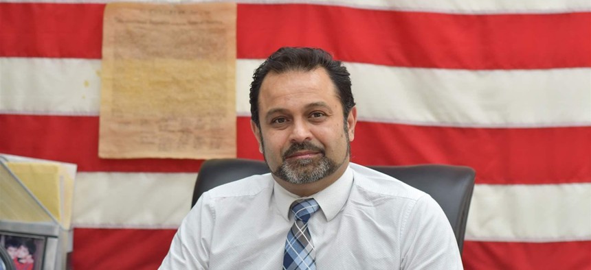 Mohammad Razvi, founder of the Council of Peoples Organization, in the organization’s headquarters in the Little Pakistan section of Midwood, Brooklyn. Razvi said the immigrant community faces a census undercount next year without more outreach.