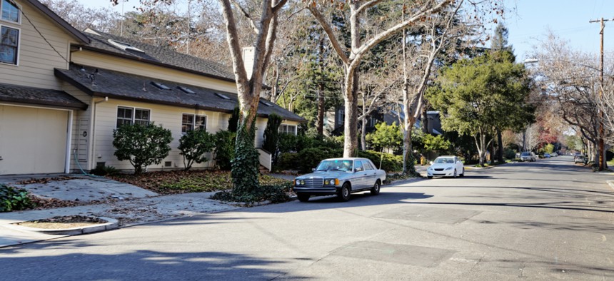 A street in East Palo Alto.