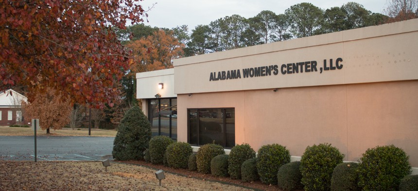 An abortion clinic in Huntsville, AL, one of three in the state.