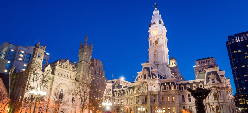Philadelphia's landmark historic City Hall