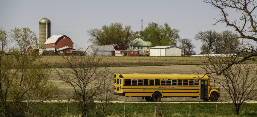 The high-school education gap actually narrowed between 2000 and 2015—now students are just about as likely to attain a high-school diploma whether they live in a rural or an urban environment.