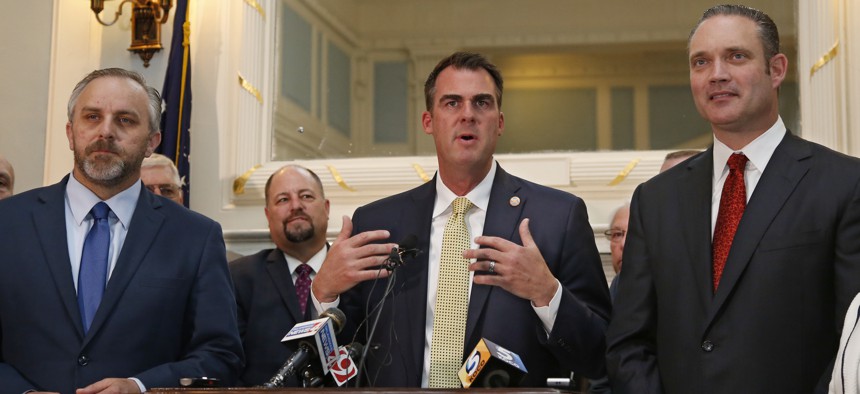 Oklahoma Gov. Kevin Stitt restricted the ability of state agencies to hire lobbyists.