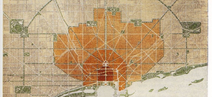 The 1909 Plan of Chicago, by Daniel Burnham and Edward H. Bennett, offered a comprehensive vision for controlled growth of the industrial metropolis.