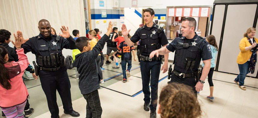 A cornerstone of the Aurora policing initiative is creating more positive interactions between police and residents, especially youth.