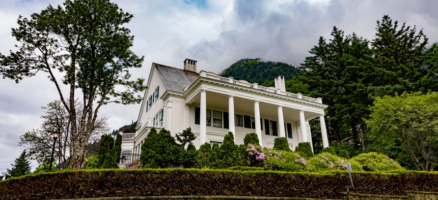 The governor's mansion in Juneau, Alaska.