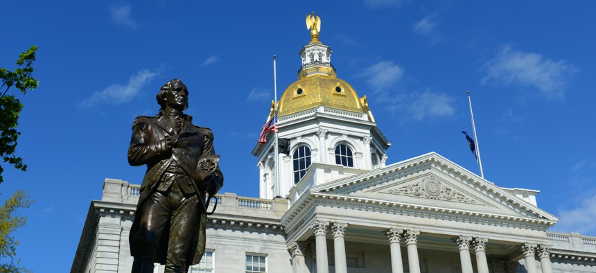 The New Hampshire state capital.