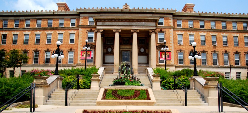 The entrance to the University of Wisconsin-Madison.