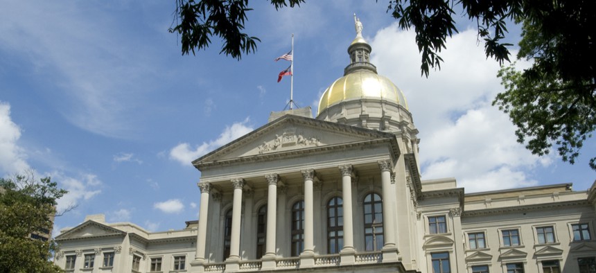 The Georgia Capitol. In an unconventional move, Georgia Gov. Brian Kemp is filling one of the state’s open Senate seats through an online application process that anyone in the state can participate in. 