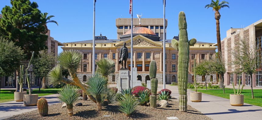 The Arizona State Capital building in Maricopa County.