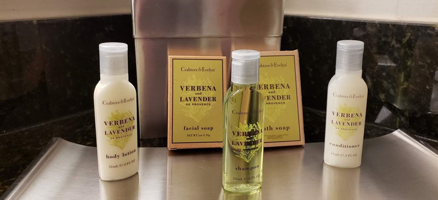 Cute little bottles of shampoo and other toiletries are ubiquitous in hotels across the country. But new laws and hotel chain practices designed to cut down on plastic waste mean they are being phased out.