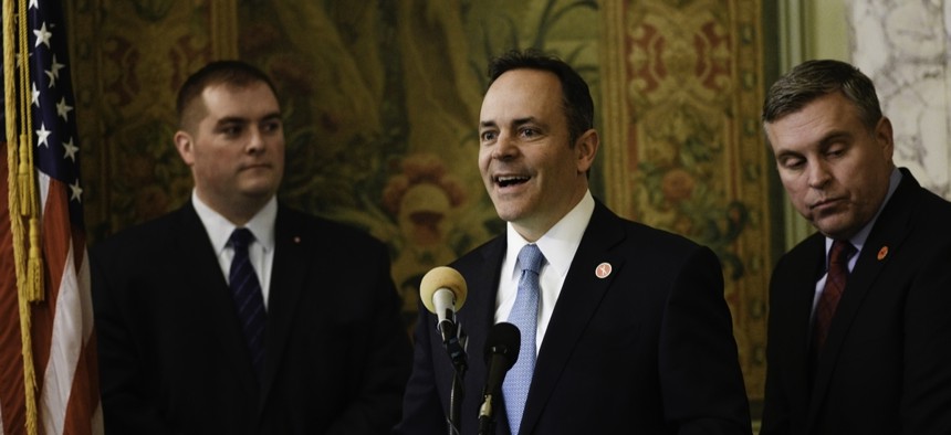 In the month between his re-election loss and the day he left office, former Kentucky Gov. Matt Bevin issued 428 pardons, prompting an outcry from state lawmakers and prosecutors. 